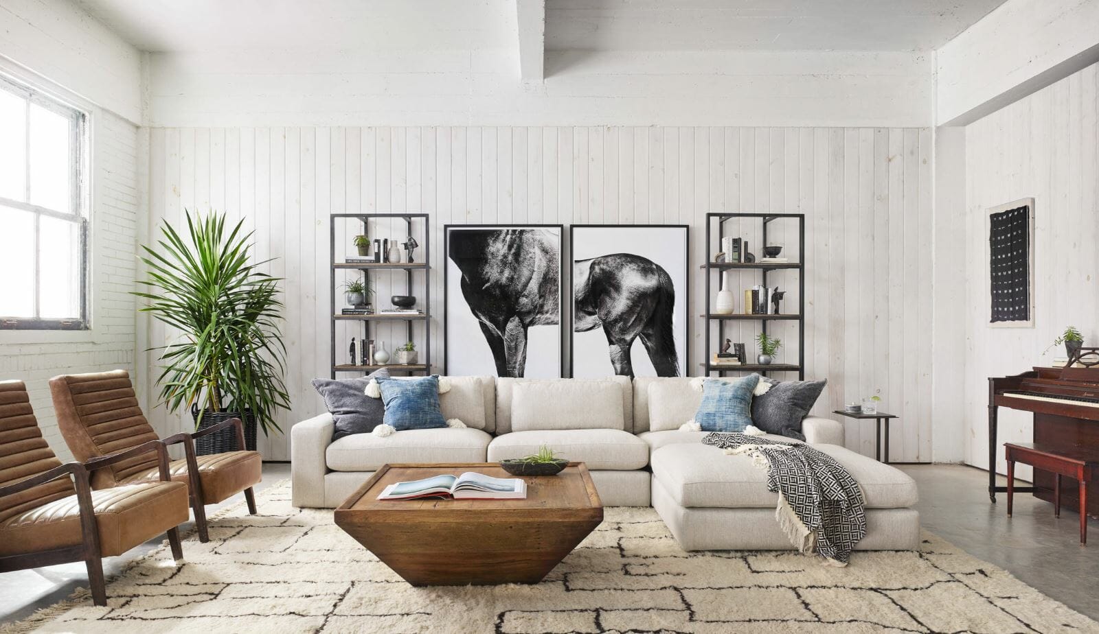 Sala de estar impecable